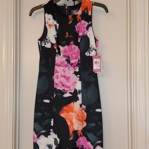 NWT: Vince Camuto - black and flower dress